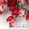 6-Pack 22" Red Frosted Berry Wreath - 22-Inch Iced Hawthorn Twig Berries Holiday Decorative Winter Christmas Berry Wreaths for Front Door, Fireplace, Mantel, Xmas Décor - Christmas Berry Wreath